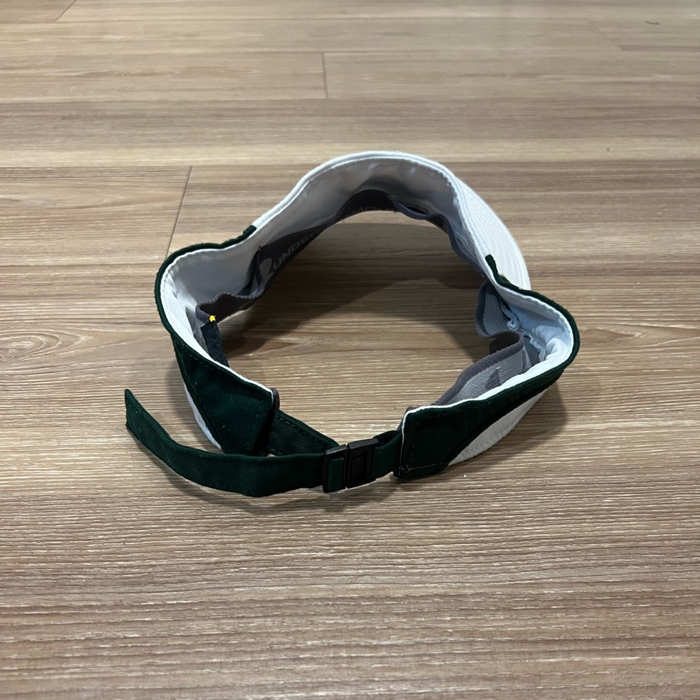USF Under Armour Adjustable Visor White and Green University of South Florida - Picture 2 of 10